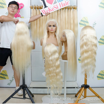 613 Full Lace Wig Human Hair,Brazilian 613 Blonde Full Lace Human Hair Wig,40 Inch 613 Virgin Hair Human Hair Full Lace Wig